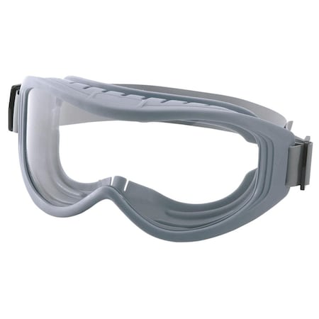 Sellstrom Safety Goggles, Clear Lens, Uncoated, Top-Vented, Latex-Free Neoprene Strap, Odyssey II Series S80231